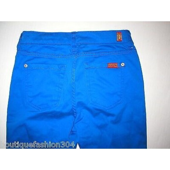 New 2pr Girls Jeans 12 NWT Joes 7 For All Mankind Skinny Black Blue Jeggings LOT - Picture 1 of 8